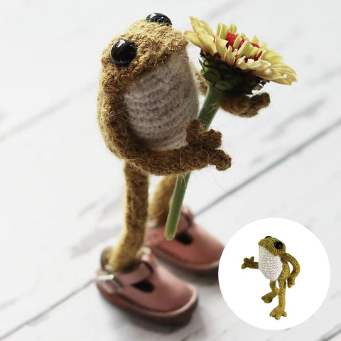Grenouille en feutre