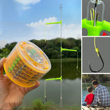 Hameçons de pêche en tandem anti-enchevêtrement avec organisateur