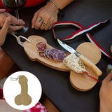 Petite assiette de saucisses amusante