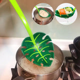 Scolapasta a foglia verde