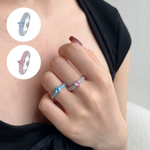 Bague diamantée Love