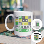 Tasse avec Wordle amusant