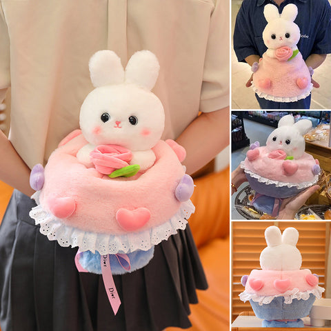 Flip Bunny/Ours transformé en bouquet de fleurs