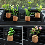 Mini Plante Décoratif Polyvalent de Voiture et Frigo