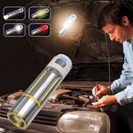 Lampe de poche rechargeable multifonctionnelle à longue distance