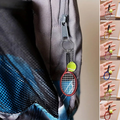 Porte-clés raquette de tennis