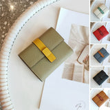 Portefeuille court coloré