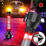 Lampe de poche tactique multifonction à énergie solaire