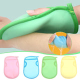 Gants de douche double face