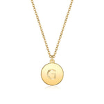 Collier rond avec lettres