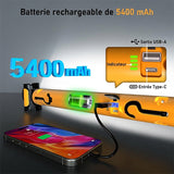 Lampe de travail sans fil pour capot de voiture