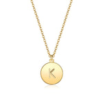 Collier rond avec lettres