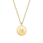 Collier rond avec lettres