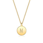 Collier rond avec lettres
