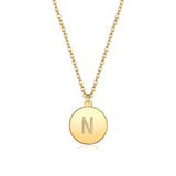 Collier rond avec lettres