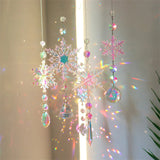 Pendentif en cristal flocon de neige