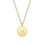 Collier rond avec lettres