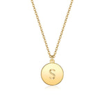 Collier rond avec lettres