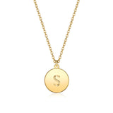 Collier rond avec lettres