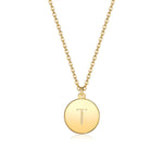 Collier rond avec lettres