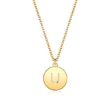 Collier rond avec lettres