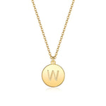 Collier rond avec lettres