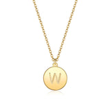 Collier rond avec lettres