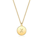 Collier rond avec lettres