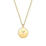 Collier rond avec lettres