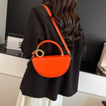 Sac à main pour femme, couleur unie, tendance