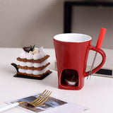 Multifunktionell keramisk fonduemugg