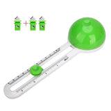 Modèle simple de couteau à découper rond en plastique