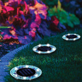 Lampes solaires à disque mosaïque