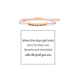 Bracelet Inspire tressé et ajustable