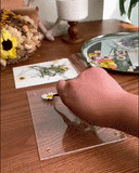 Cadre photo transparent en acrylique