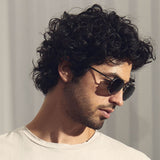 Lunettes de soleil carrées polarisées