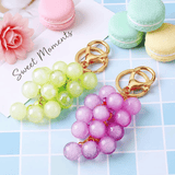 Porte-clés pendentif raisin