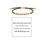 Bracelet Inspire tressé et ajustable