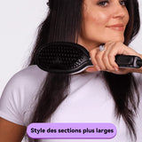 Peigne à Lisser Cheveux avec Pinces