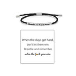 Bracelet Inspire tressé et ajustable