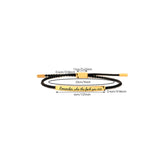 Bracelet Inspire tressé et ajustable