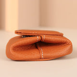 Mini porte-monnaie de couleur unie