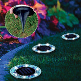 Lampes solaires à disque mosaïque