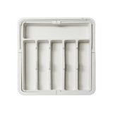 Plateau de rangement extensible et réglable pour ustensiles de cuisine