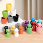 Gobelets de tri par couleur