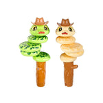 Jouets en forme de serpent sifflant et torsadé