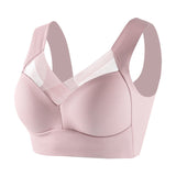 Bralette sans fil à bretelles élastiques et sans couture