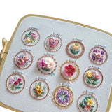 Kit de broderie de cadre de petite fleur