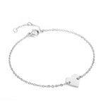 Bracelet de l'alphabet en acier inoxydable