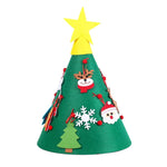 Arbre de Noël en feutre DIY Montessori 3D